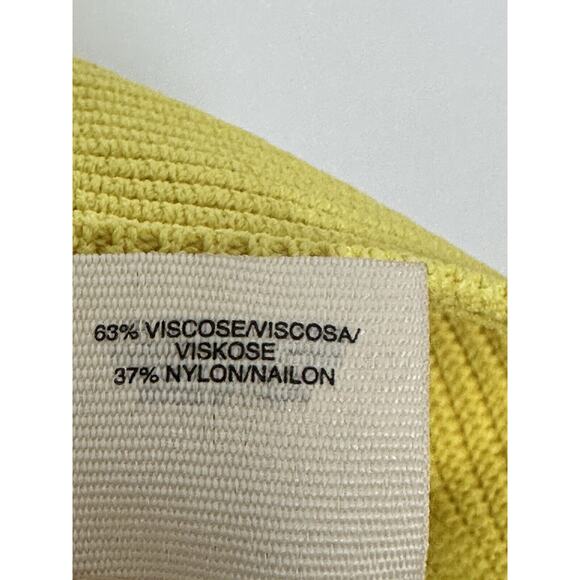 Rachel Zoe Women’s Crochet Yellow Knit Skirt Set 2-Piece Size Small - Picture 6 of 10